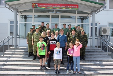 У госці да пагранічнікаў
