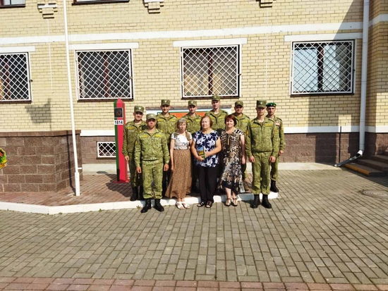 Литераторы Лидского района встретились  с военнослужащими пограничных войск