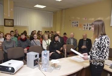 Творческое выступление в Городском клубе «Шчырасць»